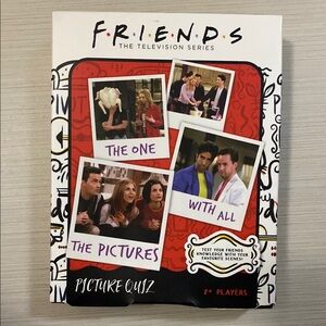 FRIENDS Picture Quiz Game - Red and Black